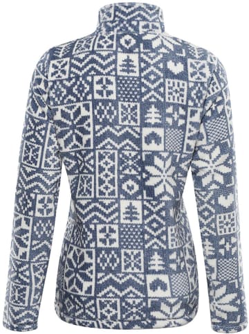 Alpine Pro Fleecejacke "Eflina" in Dunkelblau/ Weiß