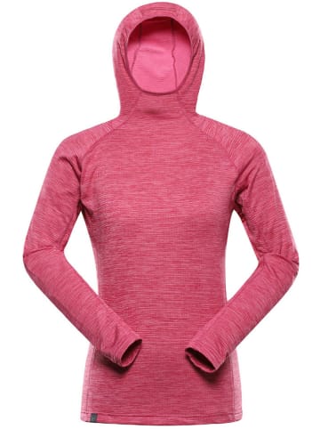 Alpine Pro Fleecehoodie "Rolta" in Pink