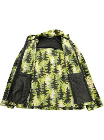 Alpine Pro Kurtka polarowa "Eflin" w kolorze morsko-jasnozielono-kremowym