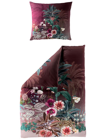 Bierbaum Komplet pościeli satynowej w kolorze fioletowym