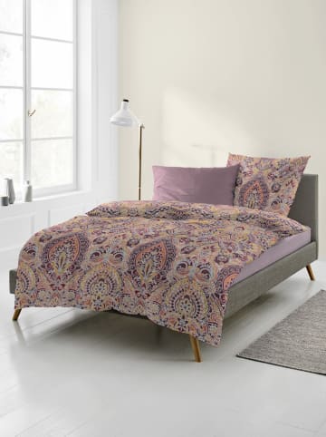 Bierbaum Biber beddengoedset rood/oranje