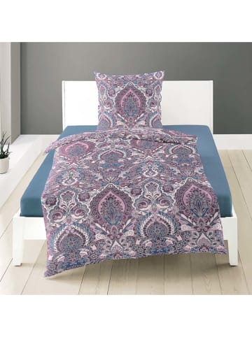 Bierbaum Komplet pościeli satynowej w kolorze fioletowym