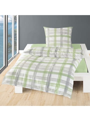 Bierbaum Komplet pościeli w kolorze zielonym z kory