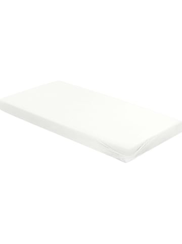 Bierbaum Jersey-Spannbettlaken in Weiß