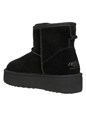 Relaks Leren winterboots zwart
