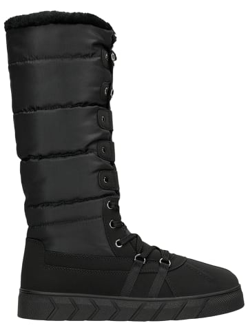 Relaks Leder-Winterstiefel in Schwarz