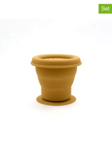 Magni Snack-Box mit Deckel in Hellbraun