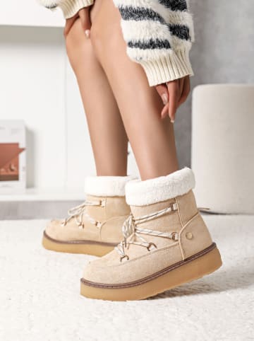 Sixth Sens Winterboots in Beige