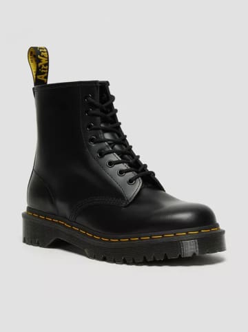 Dr. Martens Skórzane botki w kolorze czarnym