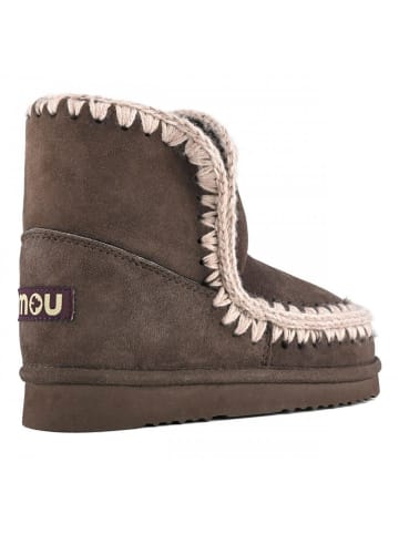 Mou Leder-Winterboots in Braun