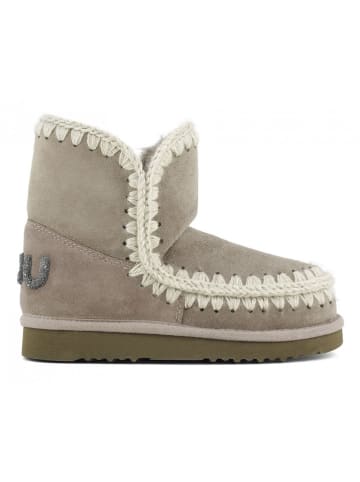 Mou Leder-Winterboots in Grau
