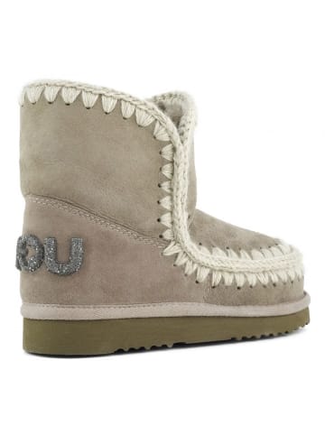 Mou Leder-Winterboots in Grau