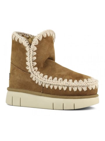 Mou Leder-Winterboots in Hellbraun