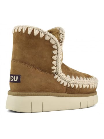 Mou Leder-Winterboots in Hellbraun