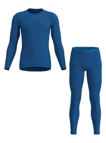 Löffler 2-delige functionele ondergoedset "Transtex®" blauw
