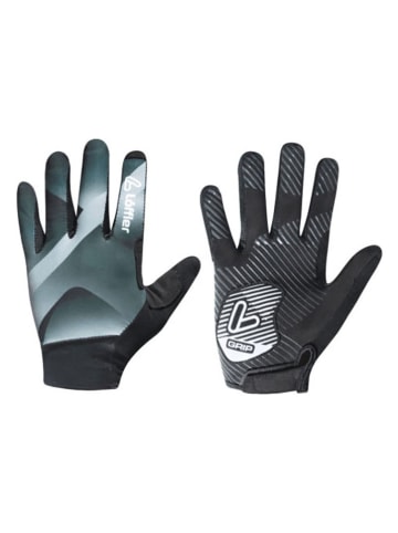 Löffler Fietshandschoenen "Bike" zwart/grijs