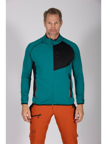 Maul Sport Fleece vest "Säntis" petrol/zwart