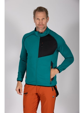 Maul Sport Fleece vest "Säntis" petrol/zwart