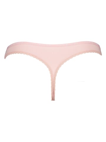 Tommy Hilfiger 3er-Set: Strings in Rosa/ Hellblau/ Beige