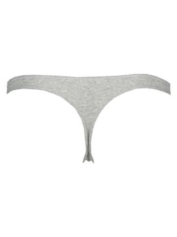 Tommy Hilfiger Stringi (3 pary) w kolorze szarym, jasnoróżowym i bordowym