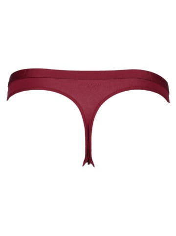 Tommy Hilfiger 3er-Set: Strings in Rot/ Schwarz