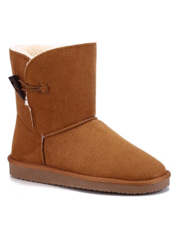 ISLAND BOOT Winterboots "Emmy" in Hellbraun