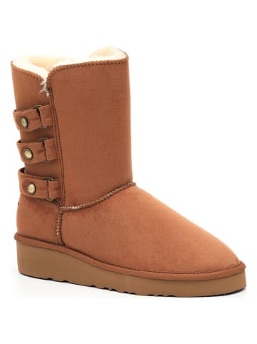 ISLAND BOOT Winterstiefel "Betina" in Hellbraun