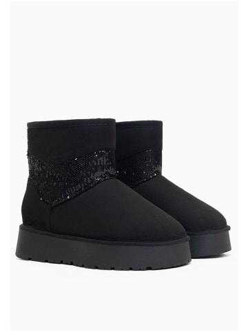 Channel Island Botki zimowe "Carson" w kolorze czarnym