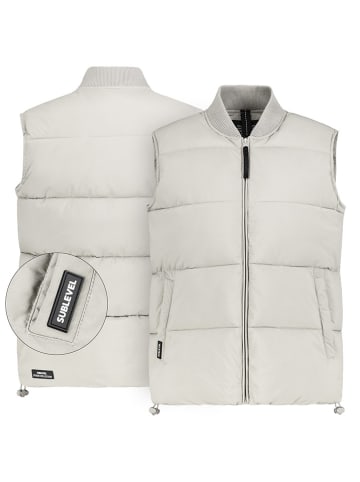 Sublevel Steppweste in Hellgrau