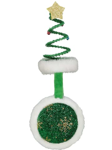 Sublevel Pluchen oorbeschermers wit/groen