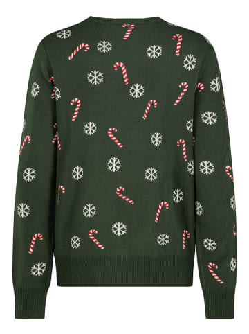 Sublevel Sweter w kolorze ciemnozielonym