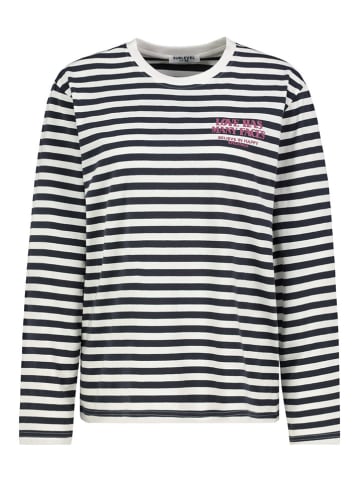 Sublevel Longsleeve in Schwarz/ Weiß