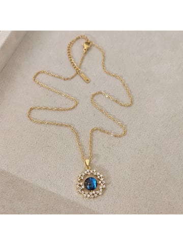 Nakkash Vergold. Halskette mit Anhänger - (L)42 cm