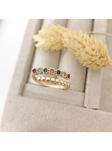 Nakkash Vergold. Ring mit Edelsteinen