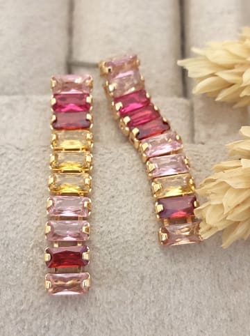 Nakkash Vergold. Ohrstecker mit Zirkonia