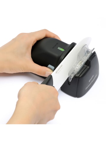 Kyocera Elektr. Messerschärfer in Schwarz - (B)15,3 x (H)8 x (T)9,6 cm