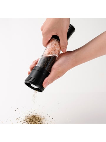 Kyocera Salz- & Pfeffermühle ''Dual'' in Schwarz - (H)20 x Ø 6 cm
