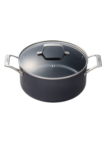 Kyocera 2tlg. Set: Suppentopf in Grau - Ø 25 cm