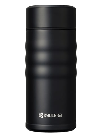 Kyocera Thermoflasche ''Twist Top'' in Schwarz - 350 ml