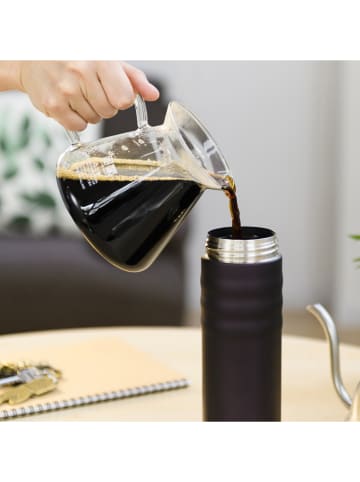 Kyocera Butelka termiczna "Twist Top" w kolorze czarnym - 500 ml