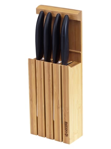 Kyocera Messerblock in Hellbraun - (B)12,3 x (H)34 x (T)6,6 cm