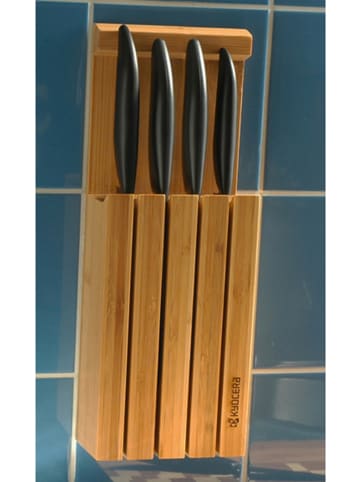 Kyocera Messerblock in Hellbraun - (B)12,3 x (H)34 x (T)6,6 cm