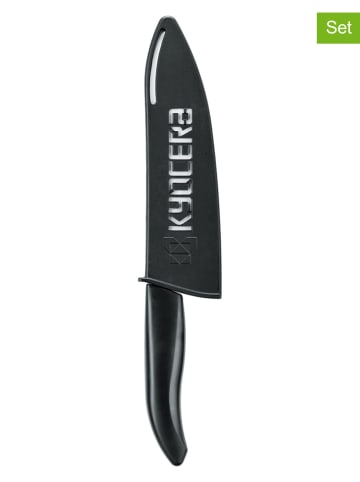Kyocera 2er-Set: Klingenschutz in Schwarz - (L)18 cm
