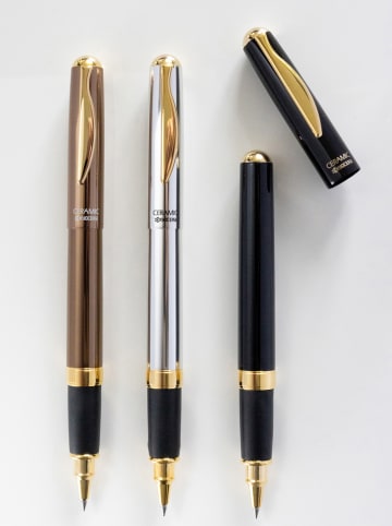 Kyocera Kugelschreiber ''Cera Noble'' in Schwarz - (L)14,1 cm