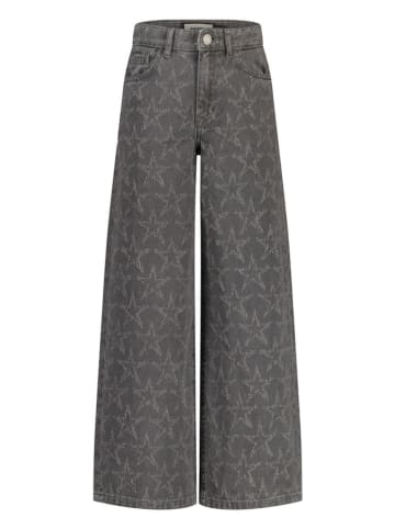 RAIZZED® Spijkerbroek "Monaco Laser" - wide leg - grijs