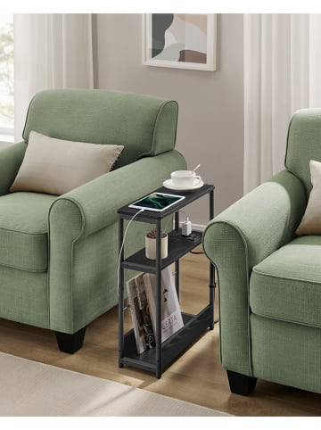 SONGMICS Bijzettafel zwart - (B)45 x (H)58 x (D)18 cm