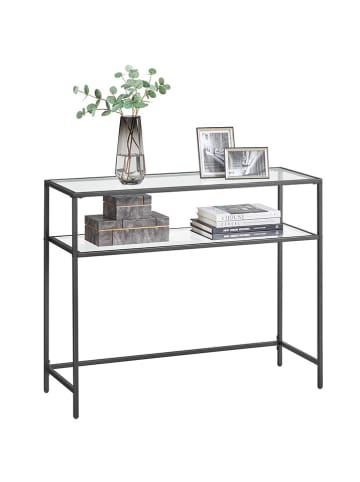 Songmics Sideboard zwart - (B)100 x (H)80 x (D)35 cm