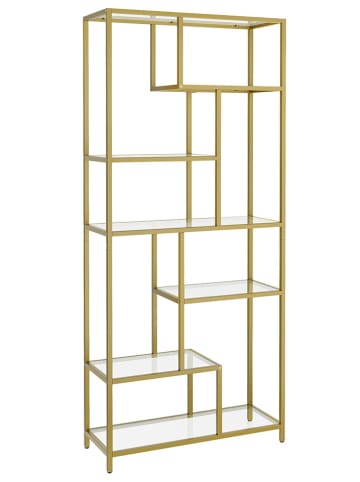 SONGMICS Staande kast goudkleurig - (B)80 x (H)180 x (D)30 cm