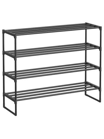 SONGMICS Schoenenrek zwart - (B)92 x (H)74 x (D)30 cm