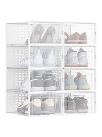 Songmics Pudełka (8 szt.) na buty - 23,3 x 14,3 x 33,5 cm